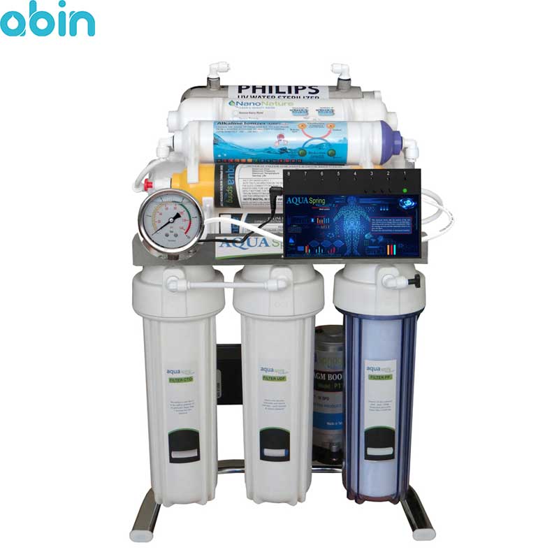 دستگاه تصفیه آب خانگی آکوا اسپرینگ مدل CHROME-BXS9